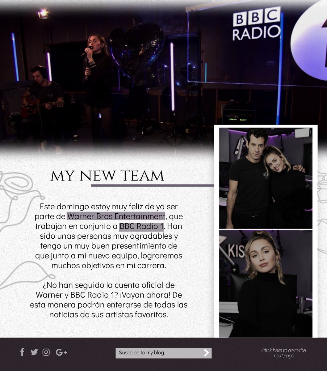 Domingo, 0906

¡Ya soy parte de <a href="/warnerbrosentrp/">Warner Bros. ᴿᴾ</a>!
Muchas gracias por aceptarme en su increíble equipo y se vienen muchos nuevos planes por delante junto a ustedes. 🖤 #AmelieIsComing #WMGRP