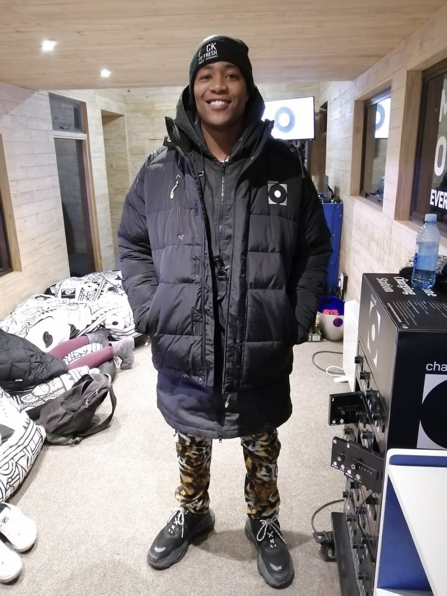 ChannelOTV's tweet photo. DJ Speedsta rocking new #ChannelO merch 🙌🏽 #POPBOTTLESSkiFestival https://t.co/04lYBC1YcJ