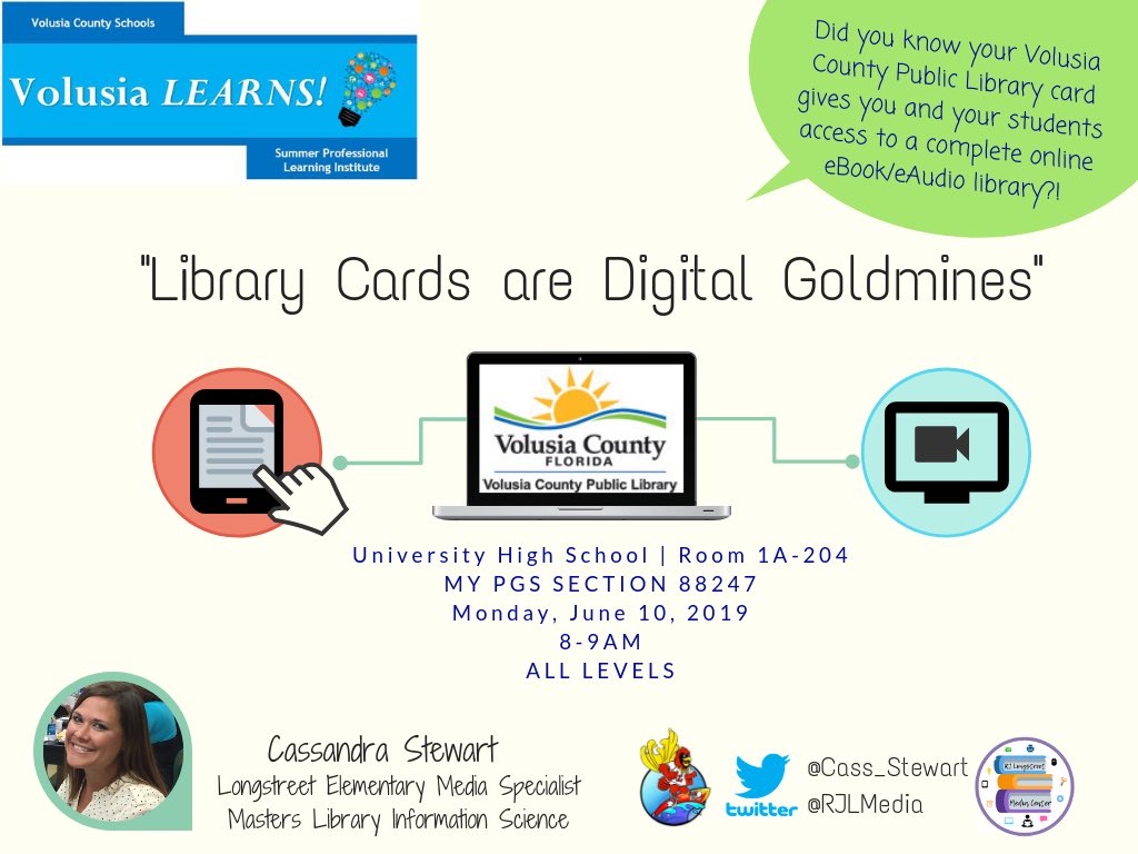 Cass_Stewart's tweet image. It’s not too late! Hope to see you at #volusialearns tomorrow! #VCSLEARNS #VCSVAME