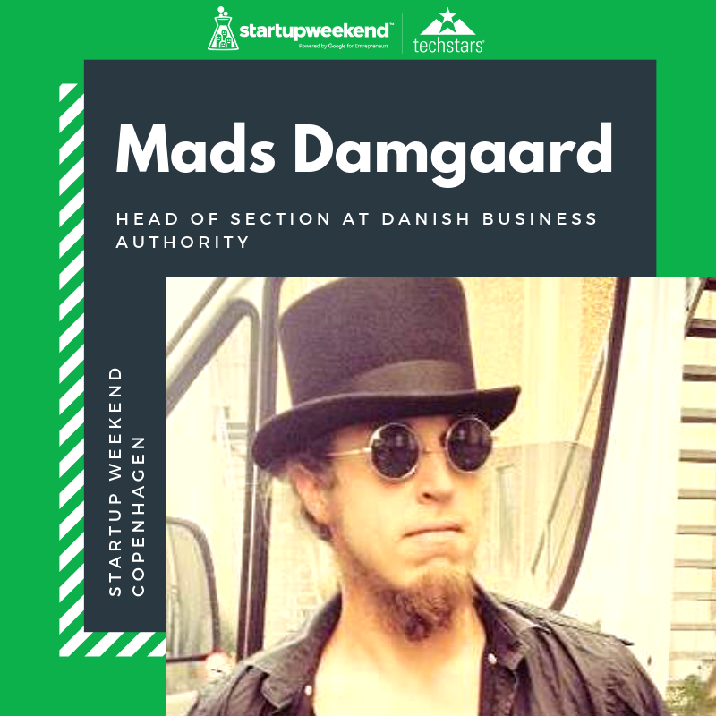 CphSW's tweet image. Startup Weekend Copenhagen is proud to present event mentor 
Mads Damgaard - Head of Section @ Danish Business Authority 

🎫 Last chance to grab your ticket bit.ly/CPHSW19  

#cphftw #cphsw #cphftweek #fintech #startupweekend #givefirst