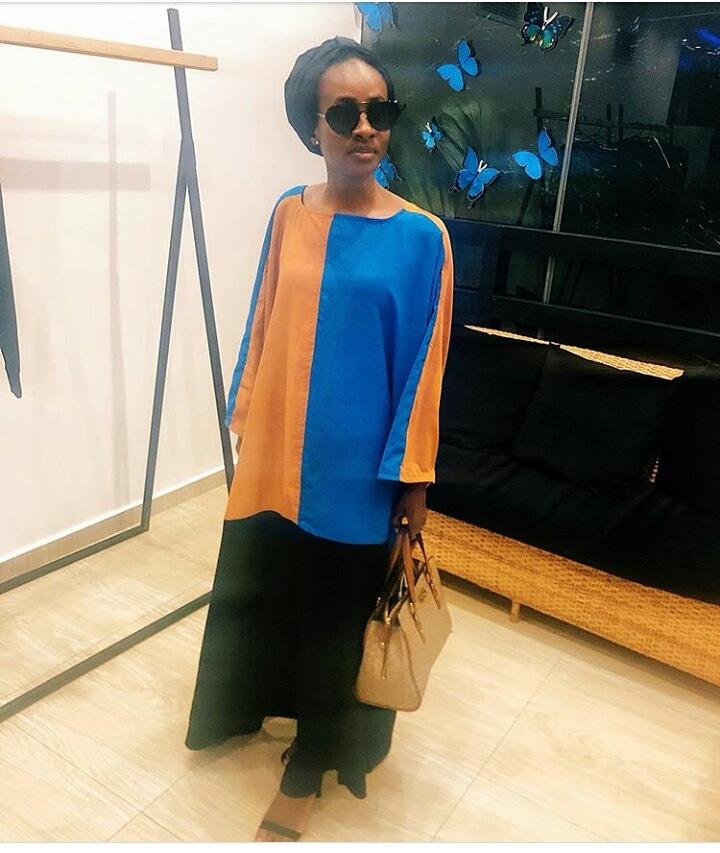 aminashopper's tweet photo. Anto Lecky rocking her 'Zohra' boubou and denim turban from AM.INA 

You can too! #preorder #ShopAmina https://t.co/AglpNOlo3i