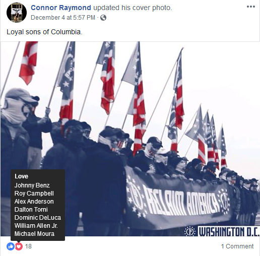 4/ And even though Resist Marxism will tell you that they're not white nationalists, Michael Moura is.He follows Patriot Front-- an openly neo-Nazi organization-- and, as seen in the screenshots below, routinely likes their content.