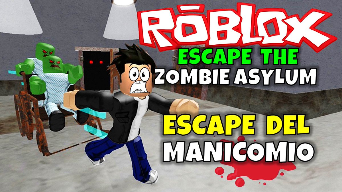 Escape Del Manicomio Roblox Escape The Zombie Asylum Tweet - roblox youtube zombie