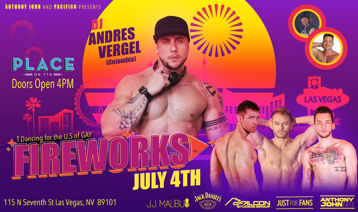 Fetishmenxxx's tweet photo. 💥International #DJ Lineup💥Hot #Pornstars💥 T Dance💥BBQ💥#LasVegas💥#July4th💥 Advanced 🎫 https://t.co/qAxwaxuSlU #WePartyAsOne https://t.co/YNE09NMXOK