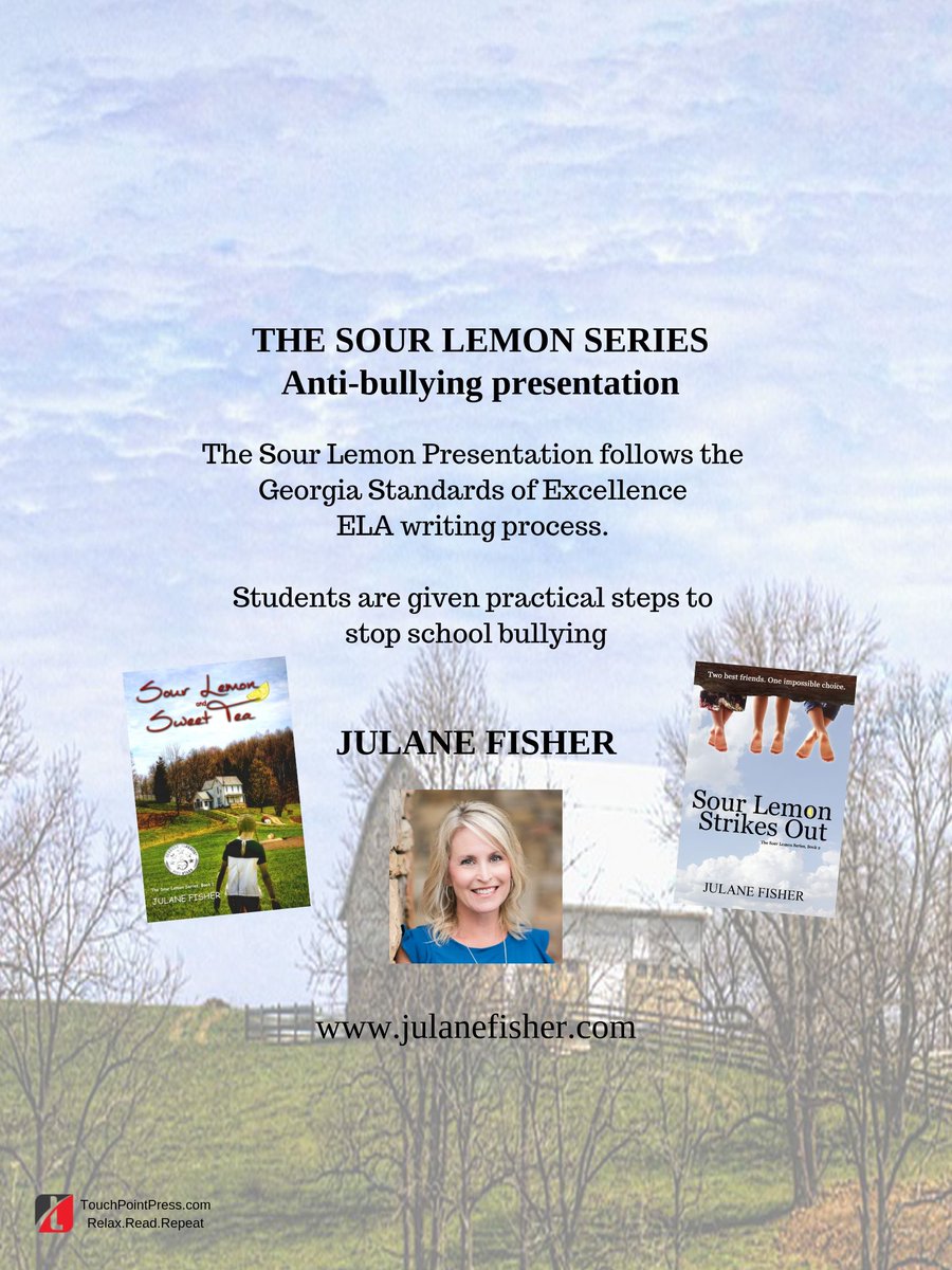 Looking forward to meeting Media Specialists tomorrow at @glma Author Event! Learn how you can bring The Sour Lemon  Presentation to your school!   @CobbSchools @GCPSLibraries @FCSchoolsGA @FCSVanguard #gmlasi19 #makeadifference #whatsyourimpact #forsythreads