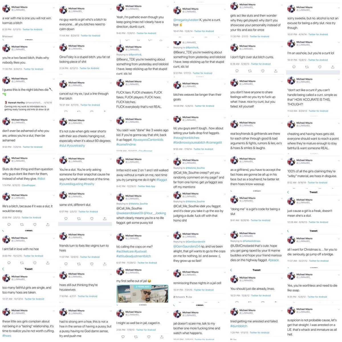 9/ Despite Straight Pride Parade organizer Mark Sahady's claim that it's not a homophobic event, here's the tweets of Michael Moura, his second-in-command in Resist Marxism.A stream of homophobia, transphobia, and misogyny.