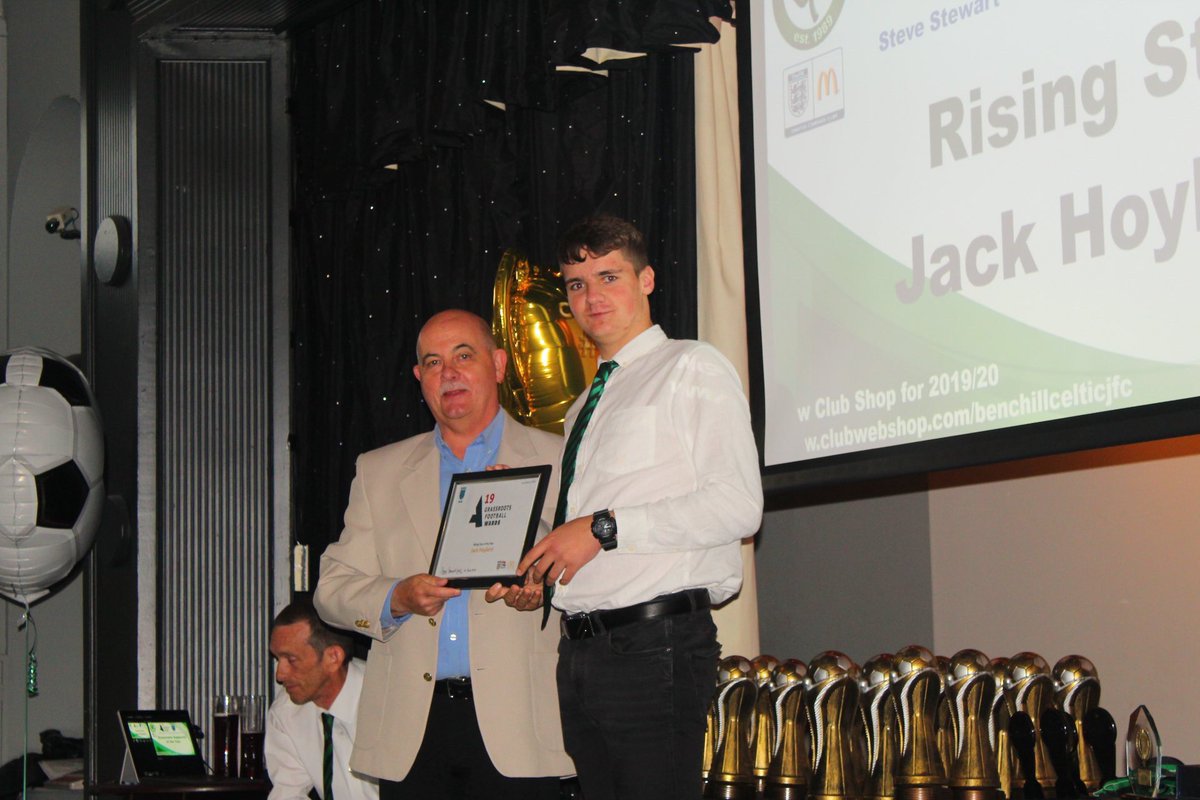 This weekend we also visited <a href="/Benchill_Celtic/">Benchill Celtic JFC</a> to present Jack Hoyland &amp; Bob Davies with their <a href="/FA/">The FA</a>  &amp; <a href="/McDonaldsUKNews/">McDonald's UK News</a> Rising Star and Grassroots Supporter of the year awards 👏⚽️ 

Thanks for having us and congrats on both awards!