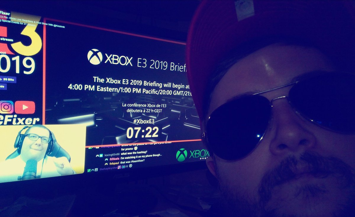 Dan117TV's tweet photo. Come and watch the #Xbox conference with the HYPE! @MCFixer https://t.co/PyEWyvLwTx #TeamFixer #E3 https://t.co/JBsxxNdBmu