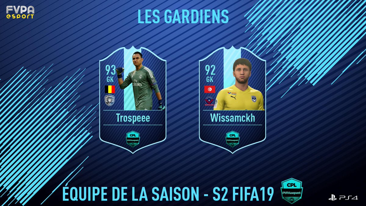 FVPAeSport's tweet image. ⭐TOTS #CPLFVPA ⭐

95 joueurs ont eu la chance d'intégrer les TOTW CPL. Très compétitives, puisque les meilleurs dont font partie @_Nes_12 @JLingz_x @InkPharell @DiggsJonboy @ElFenomeenoo @yaswass92 n'y figurent "que" 3 fois. Voici la TOTS, avec un fort accent @UND3RCOVER_
