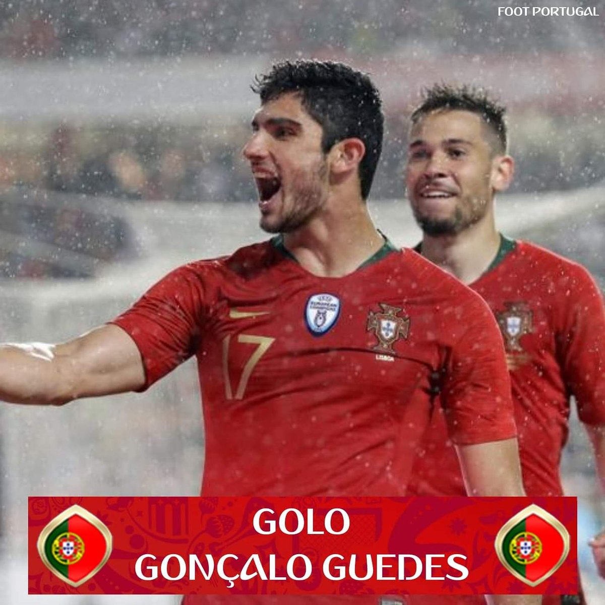 AsQuinasOff's tweet photo. GOLOOOOOO PORTUGALL !!!!
LE PORTUGAL PREND L'AVANTAGE DANS CET FINALE GRÂCE AU BUT DE GONÇALO GUEDES !!
🇵🇹1-0🇳🇱
FORÇA PORTUGAL !!! 💪🇵🇹
#Portugal #NationsLeague #PORHOL https://t.co/443xhzDrXM