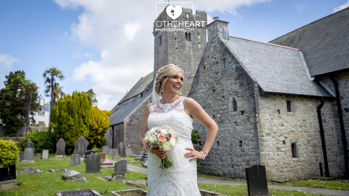 intotheheartSW's tweet photo. Congratulations to Jenny &amp; John who got married recently at St Illtuds Church in Llantwit Major and held their wedding reception at  @WestHouseHotel. A beautiful day shared with their lovely friends and family https://t.co/8gL4H0sDCs