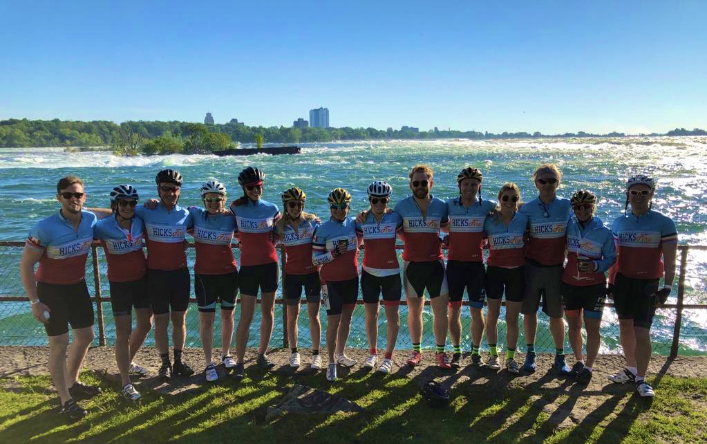 Team Hicksfire powered by PwC rode 230 km this weekend in the ride to conquer cancer and we raised $75k this year ($1.4m cumulative) for cancer research #princessmargaretcancercenter #PwCproud #Hicksfire secure.conquercancer.ca/site/TR/Ride/T…