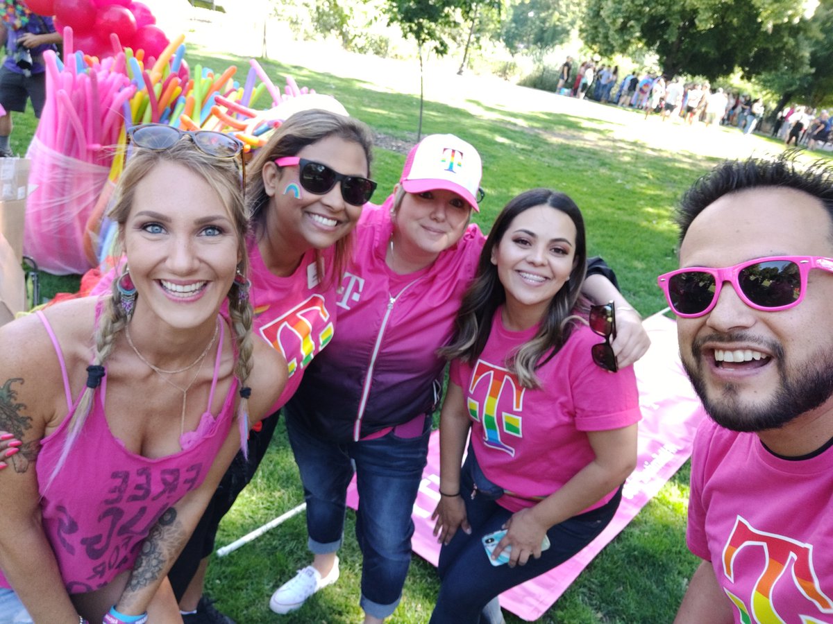 Let's get this party started!! Thank you <a href="/gjimene7/">Guadalupe Jimenez</a> #SacPride2019 #BeYou #Diversity #Inclusion 
#TMobile #YearOfCP #AreYouWithUs #WestIsBest #Sacramento @LeslieJohn214 <a href="/DerrickSeay1/">Derrick Seay</a> <a href="/johncaple/">John Caple</a> <a href="/gjimene7/">Guadalupe Jimenez</a> <a href="/ravinita28/">Ravinita Prasad</a> <a href="/hChristensen206/">Heather Christensen</a> @adamnlara <a href="/LAS_SAC/">Lisa Audet Sayers</a> <a href="/SamSindha/">Sam Sindha</a> @IHeartPele
