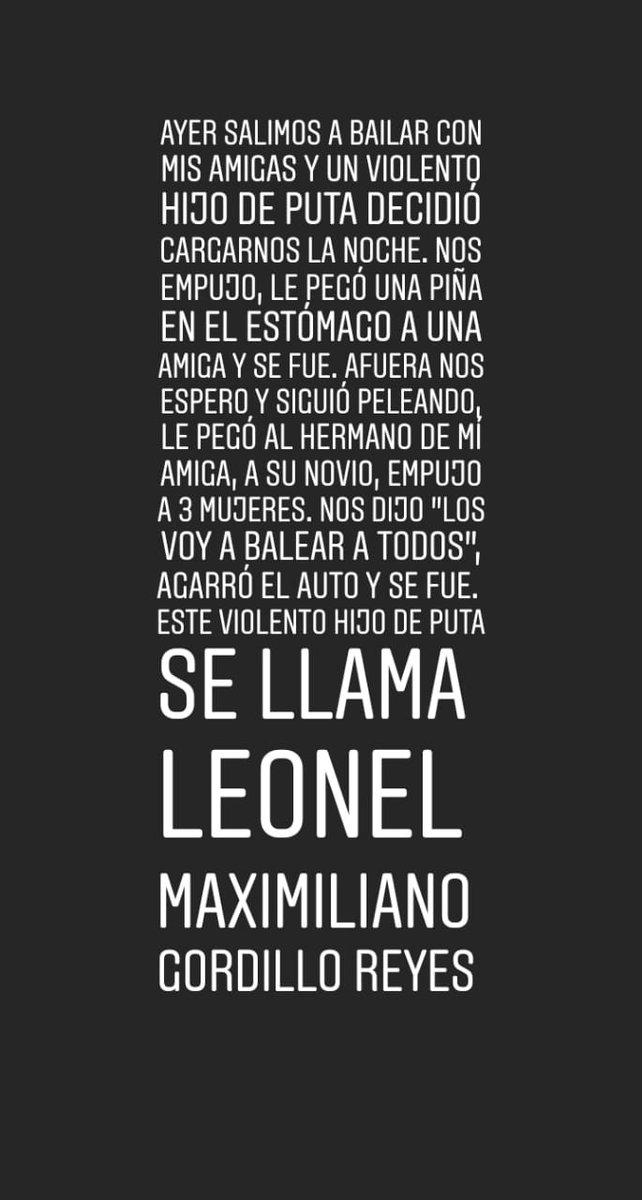 MicaCampana's tweet photo. Así vivimos todos los días. A este violento lo sacaron por la puerta de emergencia. Los patovicas y la policía se nos cago de risa cuando les fuimos a pedir ayuda. Difundan porque de verdad las mujeres queremos vivir sin miedo. https://t.co/pg7WnnHNKG