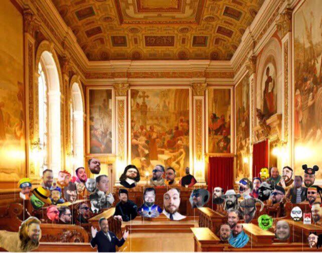 MUristoteles's tweet photo. Senhores, a hora chegou. O #MauVerso/#FaccioVerso terá seu primeiro julgamento, com a participação de júri popular. A sessão será presidida por mim, @insightdomau, @mauquiavel e @Maucartes. Chamo ao plenário os acusados: @dr_ZetMau e @Babaca112233 para prestarem depoimentos. https://t.co/YmaxvLcI8b