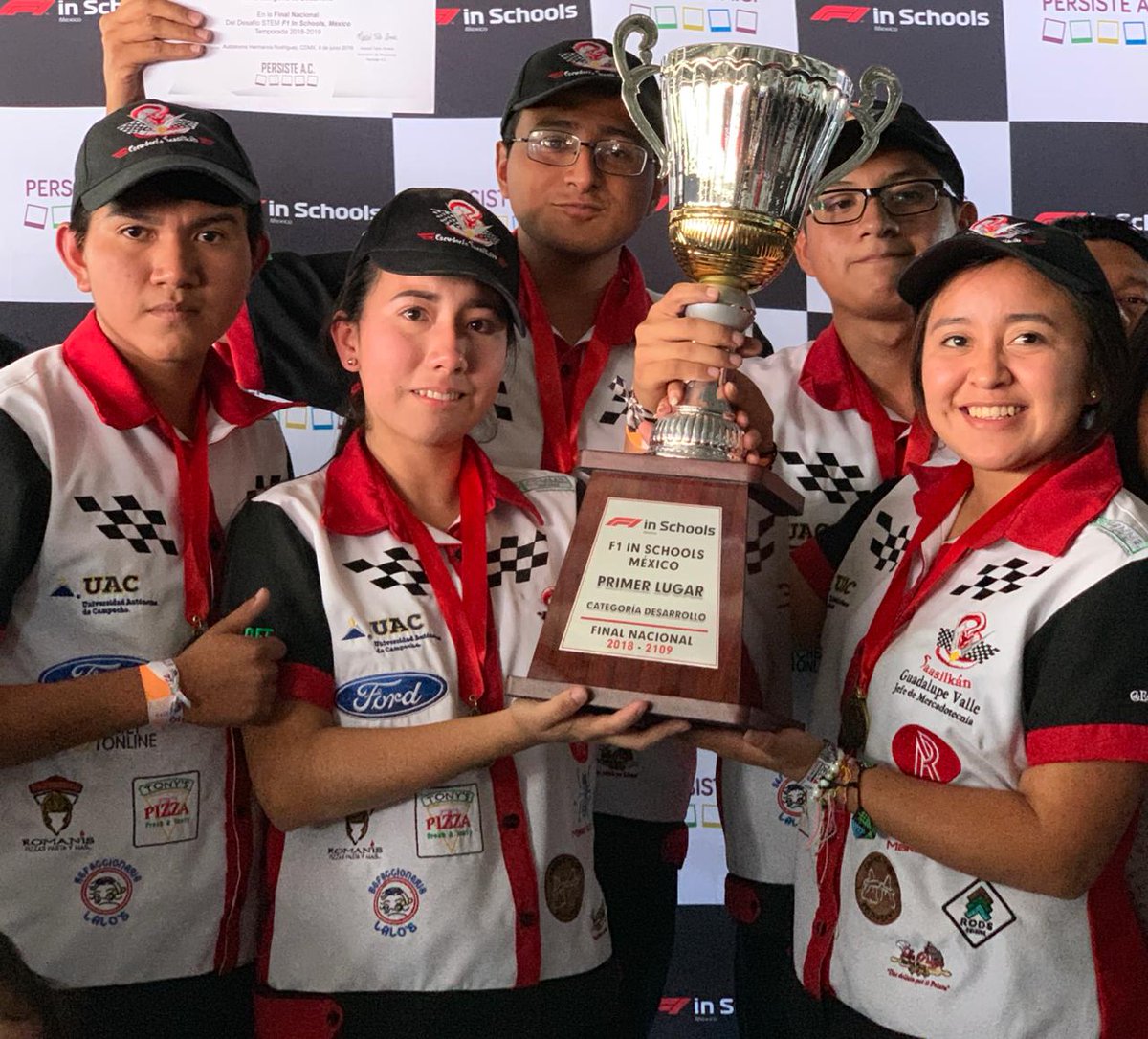 alitomorenoc's tweet photo. En Campeche tenemos a los mejores: Mi reconocimiento y felicitación para la Escudería Saasilkán de la @UACamTransforma por ganar el primer lugar nacional en el desafío F1 in Schools 2019, ellos representarán a México en Abu Dhabi, en la categoría de desarrollo. ¡Qué gran orgullo! https://t.co/Vj4HTH8TKe