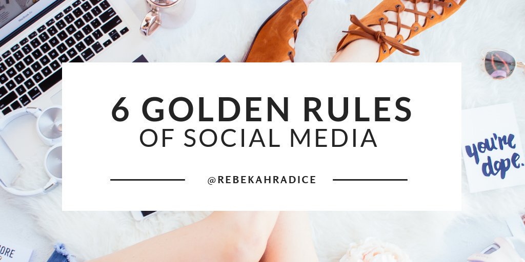 RebekahRadice's tweet image. 6 Golden Rules of #SocialMedia 

1. Listen 
2. Tell Your Story
3. Be Consistent 
4. Stay Focused 
5. Create an Experience 
6. Be Social

Learn more:   

#digitalmarketing
#smm