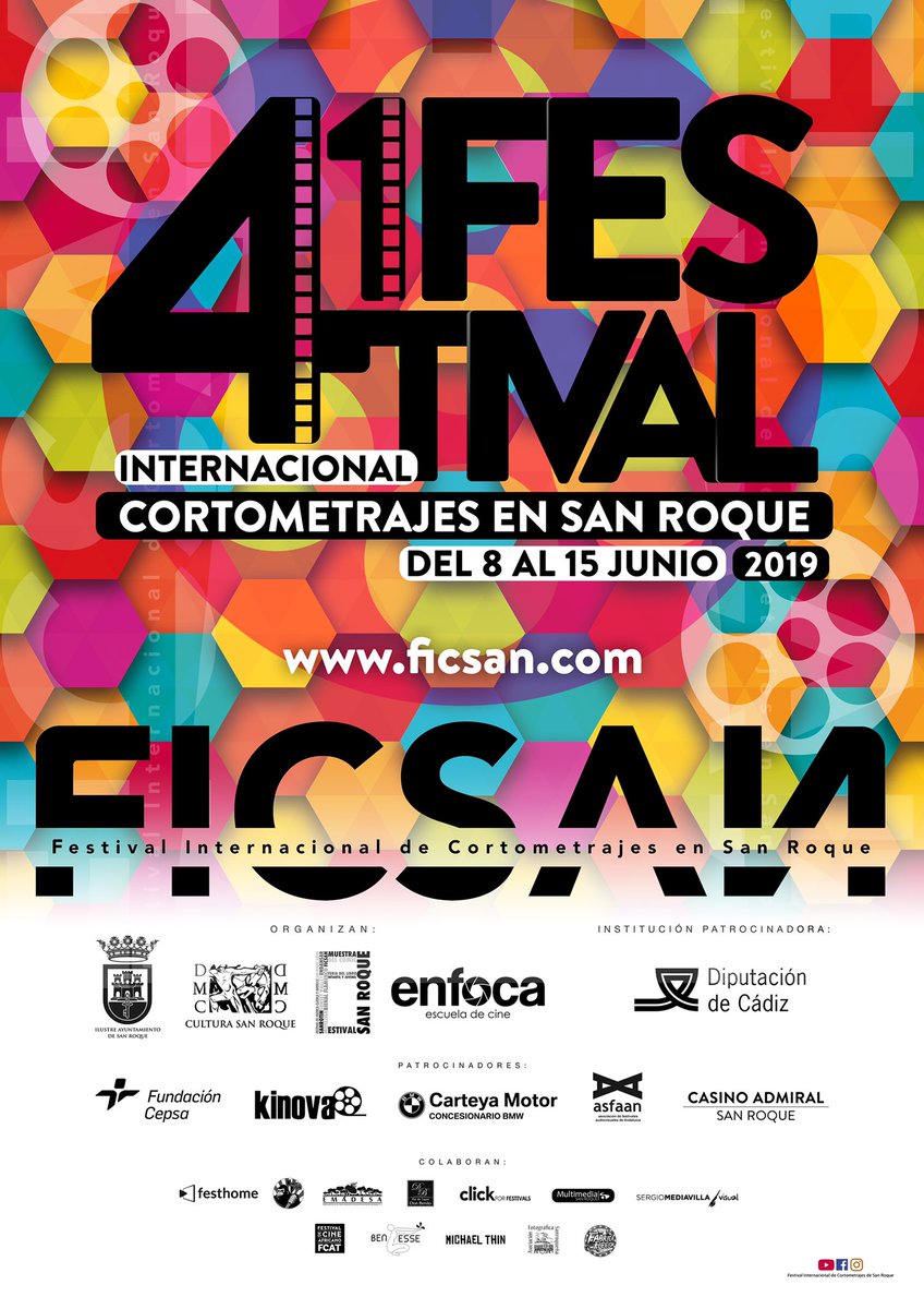 FICSANFEST's tweet photo. Programación 41 FICSAN 2019. Del 8 al 15 de junio. https://t.co/kXs9wwSXJ0 https://t.co/D5V49RFg7N