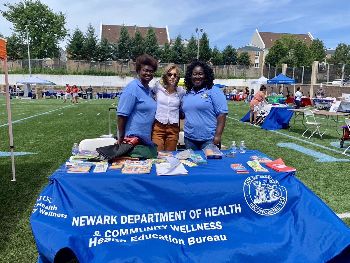 NewarkDHCW's tweet photo. What a great turnout at the #NJFamilyFestival yesterday! Thank you to First Lady Tammy Murphy for hosting such a wonderful & important event! #DHCW #NewarkForward https://t.co/VepUJpKmWs