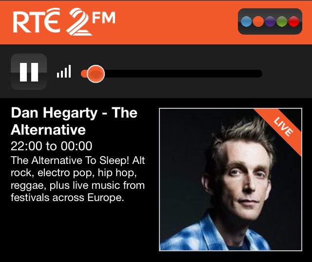 Between now & midnight on @RTE2fm: @vernonjaneband, @qotsa, @damolamusic, @PillowQueeens, @ACSSofficial, @katetempest, @daclockworks, & more... 📻 2fm.rte.ie/player/