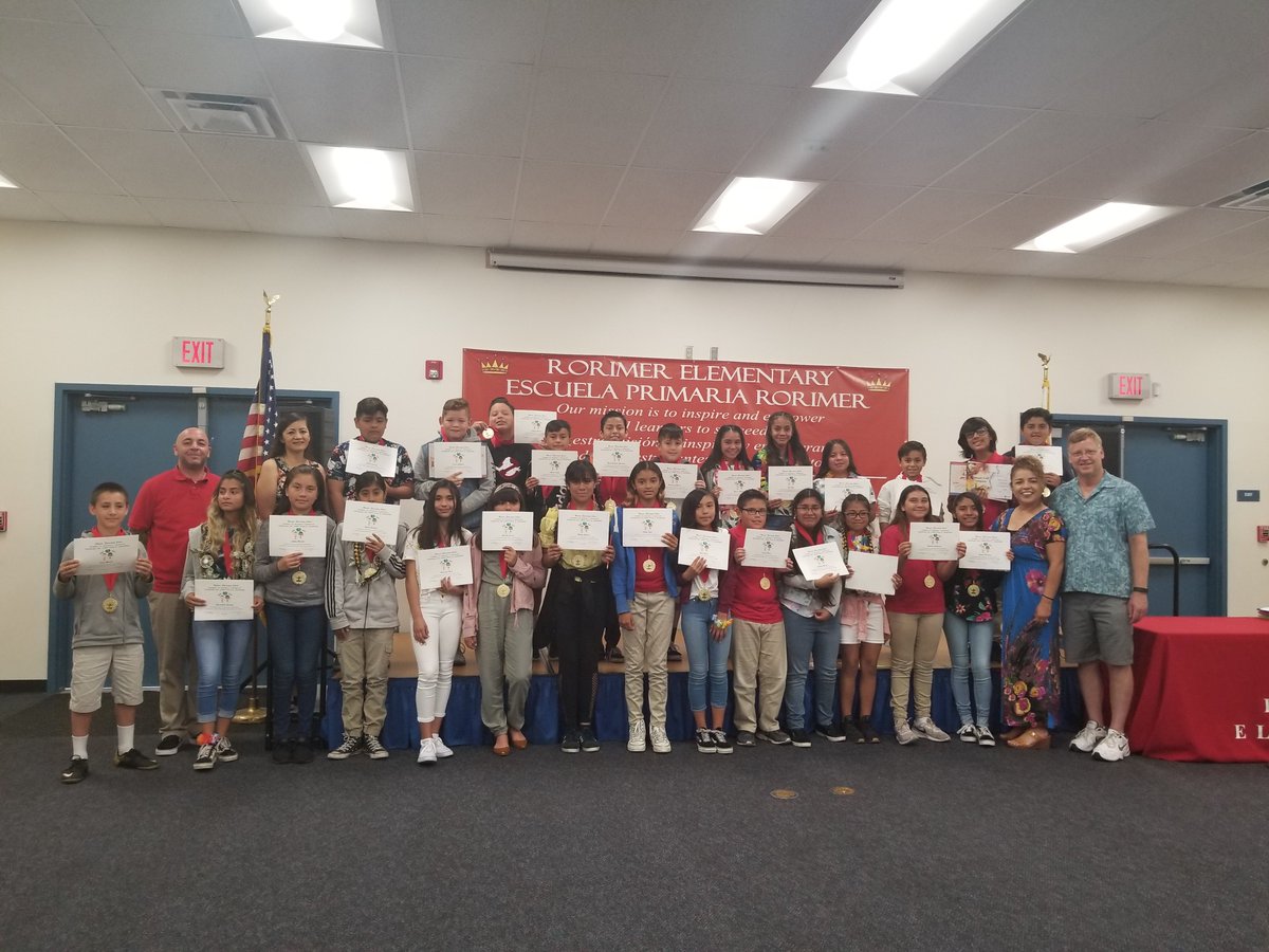 We're very proud of our 6th grade Dual Immersion Ss. Way to go!!