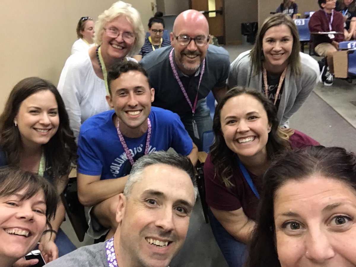 Annnnndd we’re off!! Here’s the faculty for high school journalism workshops <a href="/BSUCCIM/">Ball State CCIM</a> @bsujourn #bsujw