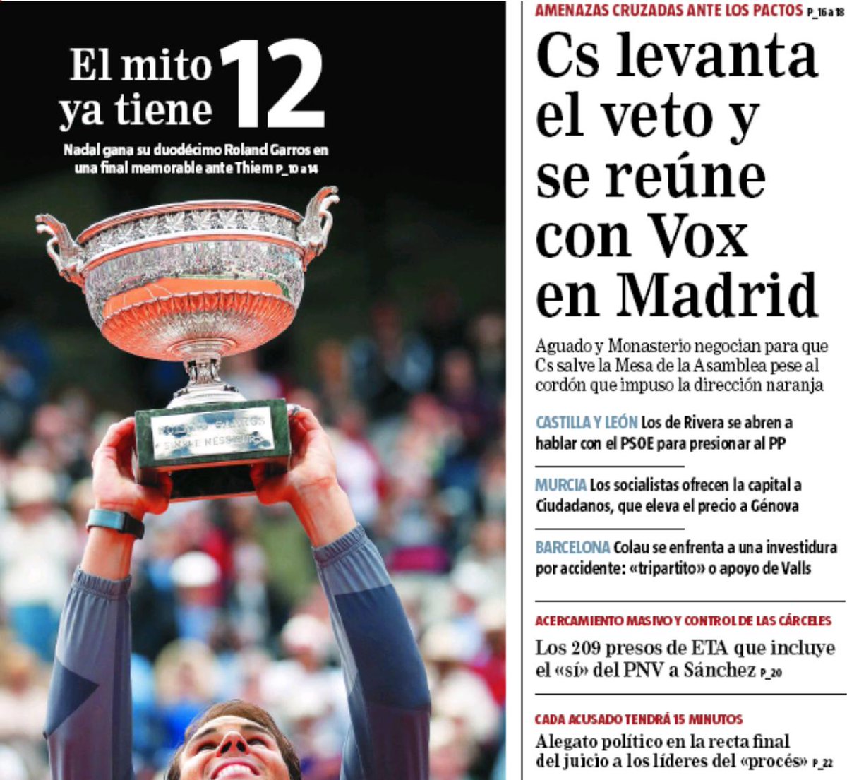 gsemprunmdg's tweet photo. LA VIÑETA 10J : #elveto ..🤣🤣🤣
#FelizLunes
#TEMCloacas
#NOConMiVoto
#Portada #Portadas #EnPortada https://t.co/BlagGCZuud