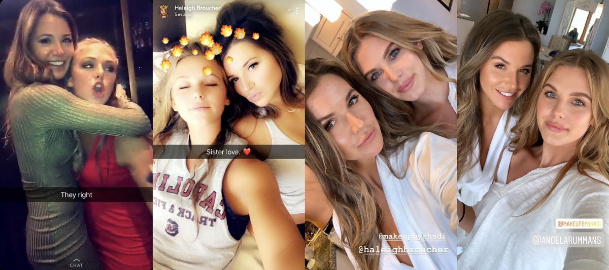 admiretheheart's tweet photo. YES. We got updated #hangela pictures. The truly could-have-been-iconic female duo on BB20. Yes, I'm still salty we didn't get that. So happy Angela and @haleighbroucher are friends after the game. #sisterlove #tangela #faleigh https://t.co/ynIDYAuWMO
