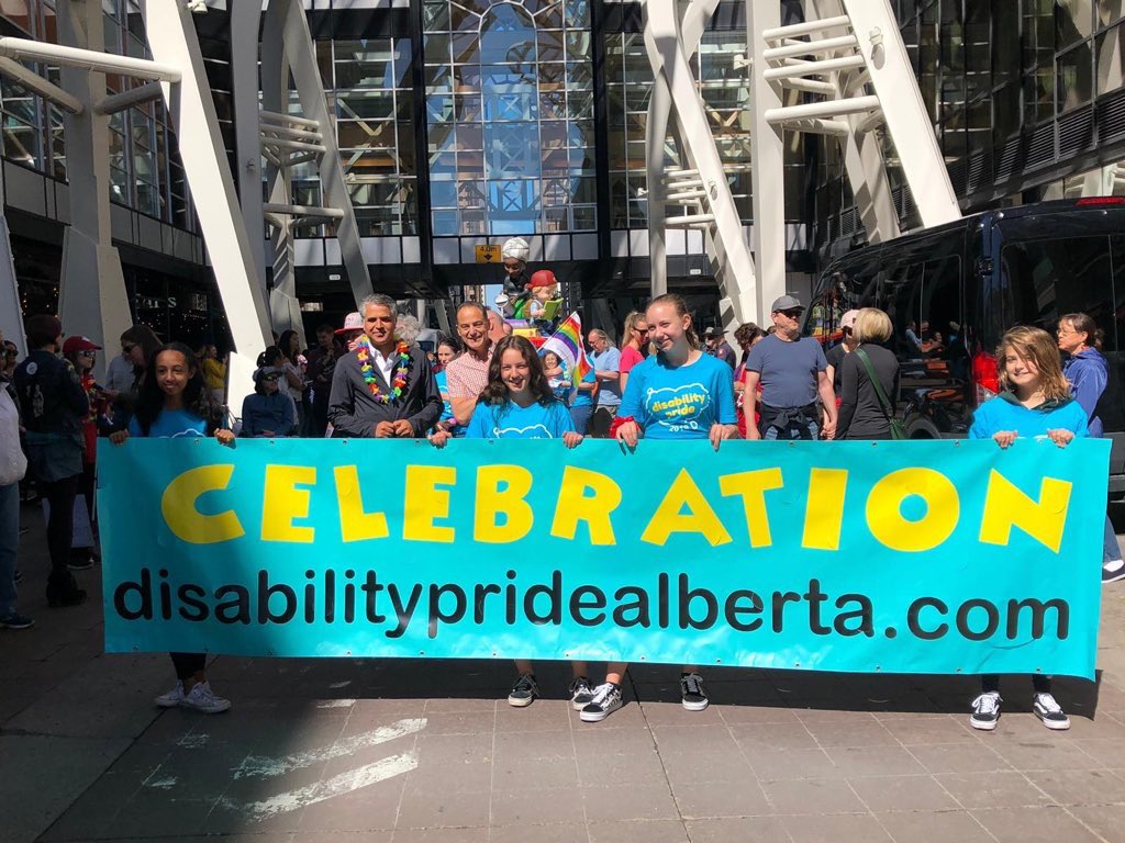 YMCA_Calgary's tweet photo. A fun and energetic morning celebrating diversity of ability with @DisabilityAB 2019! 

@YMCA_Calgary’s @KennyVLimaC was pleased to emcee, representing our inclusive community at YMCA, although no one needed too much help catching the spirit! #yyc #DisabilityPrideAB https://t.co/P1anWZ0url