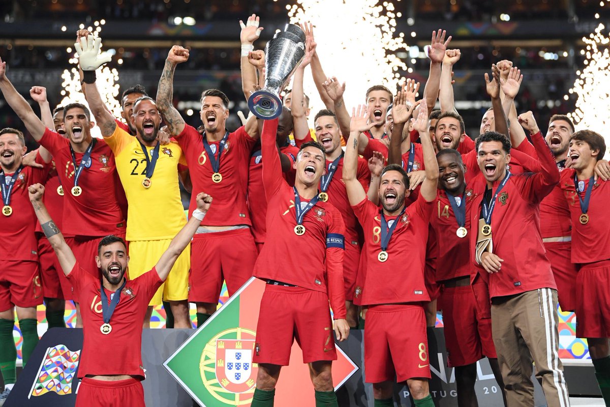 tinoborges's tweet photo. Kings of Europe again. Never thought I’d be this lucky my entire life to watch Portugal win again. Proud as hell! Bring on the euros! #nationsleague #porhol #por https://t.co/Xdy4aM0uHc