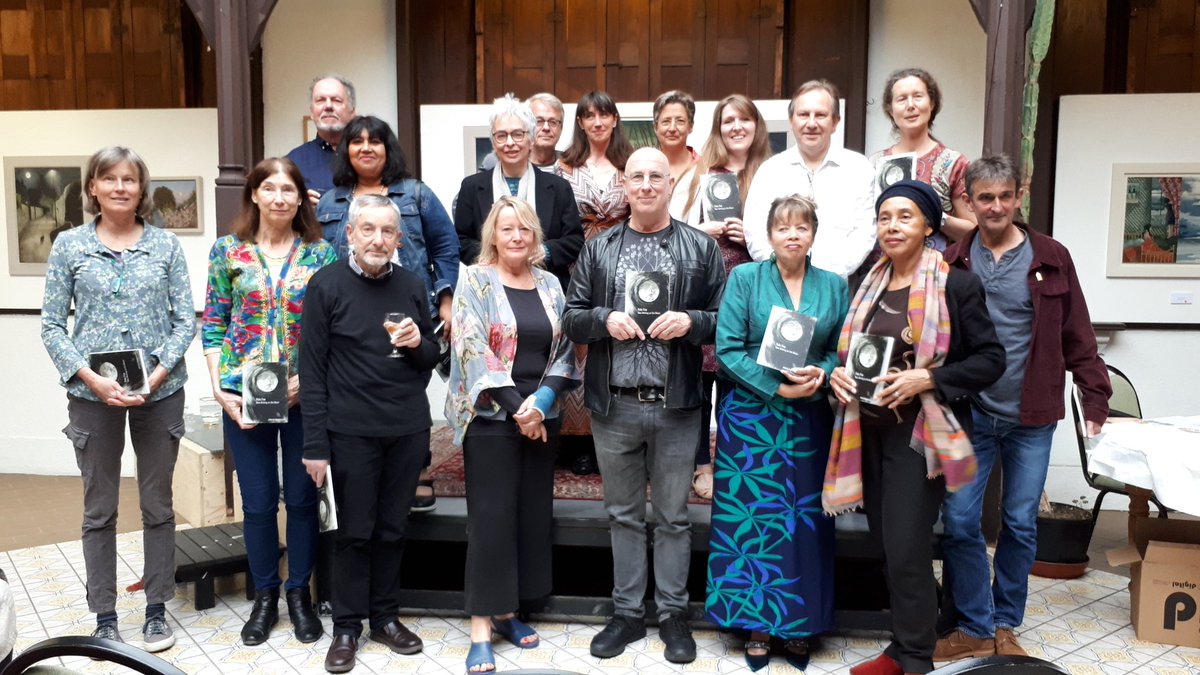 FrogmorePress's tweet image. First picture of the launch of Pale Fire - New Writing on the Moon in Lewes tonight. There were rose moons, midsummer moons, moon mothers, cinnabar moons, night pearls, sestinas, sonnets, and even a flirtatious moon... More pics soon.