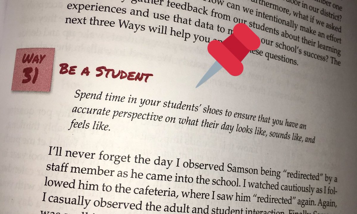 MelissaPatschke's tweet image. “Spend time in your students’ shoes to ensure that you have an accurate perspective on what their day looks like, sounds like, and feels like.” @adamddrummond 
#LeadChangeEd