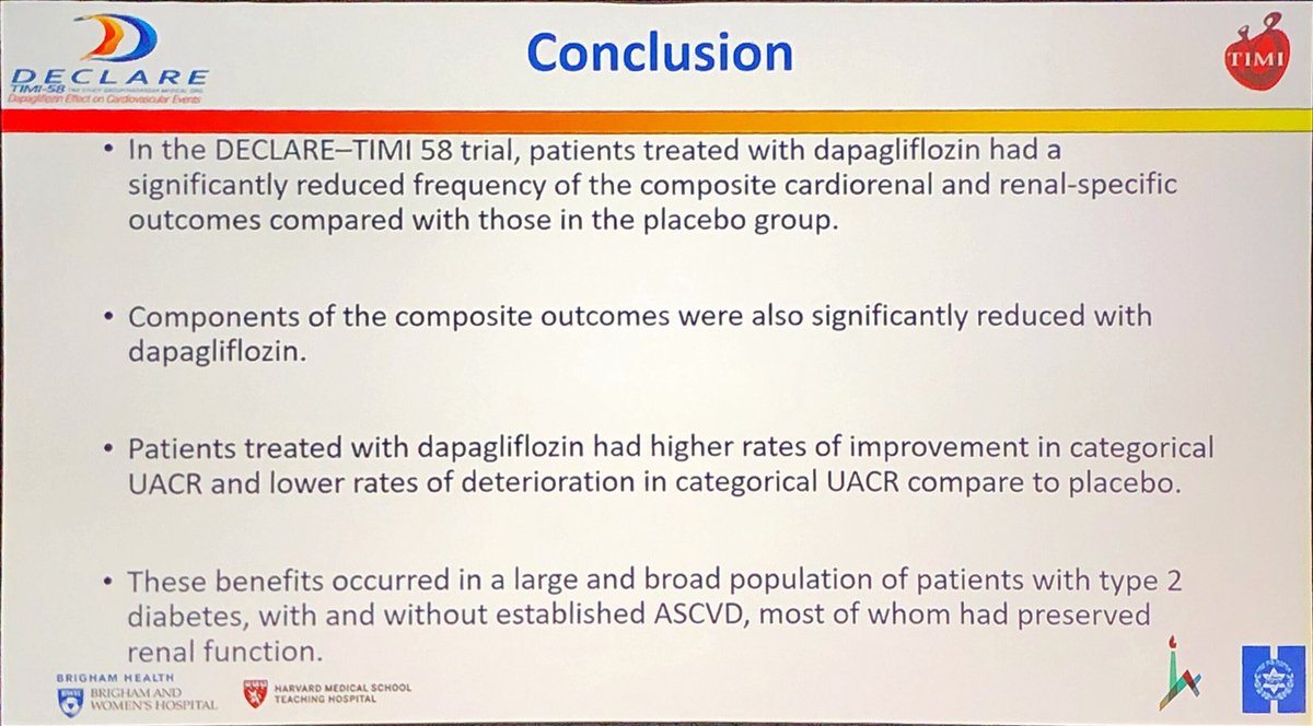 DiegoBellido2's tweet image. Datos de los resultados cardiorenales del estudio #DECLAREtrial confirman los efectos positivos conjuntos de prevención renal y cardiovascular #2019ADA
