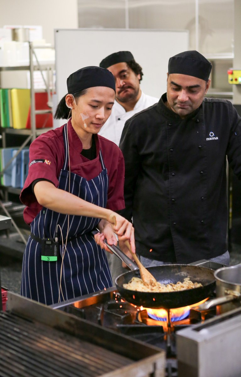 In a special masterclass event at NZMA Sylvia Park campus today, former NZMA student and current SKYCITY Head Chef Chen highlighted her agility and creativity in the kitchen before wide-eyed NZMA students. 
Read the full story here: up.education/news/nzma-waik…