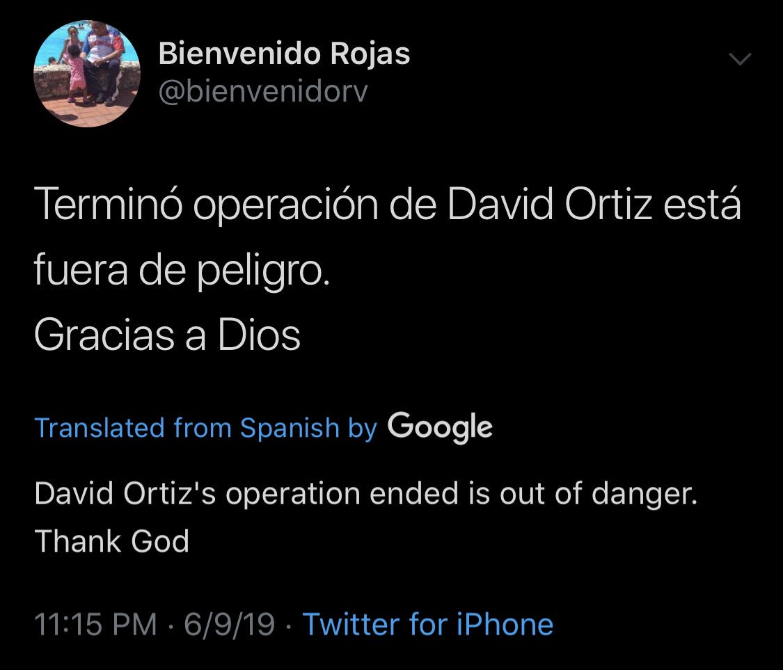 matthoff_'s tweet image. sounding like our guy might be ok!!! #Pray4Papi