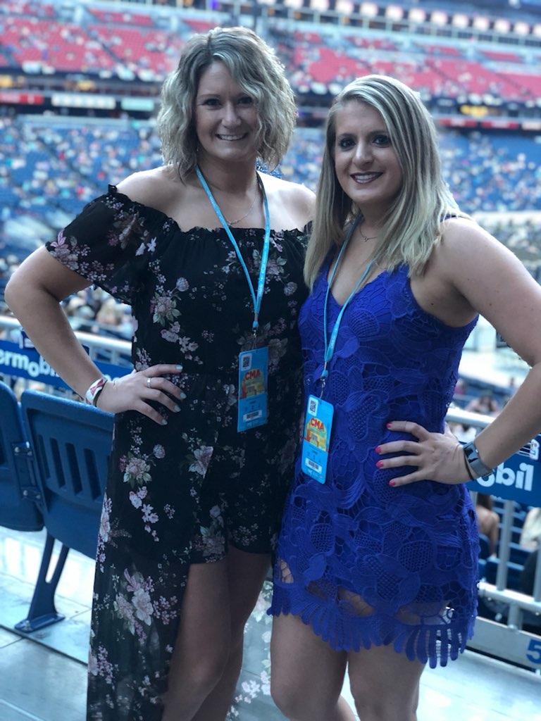 Akstelm1's tweet photo. @countrymusic next year is our 10 year friendaversary! We have lived many years apart but country music always brings us together no matter where we live!  Please bring us back next year! #cmafest20 #friendaversary #tinfinity https://t.co/WA52gEbcDI