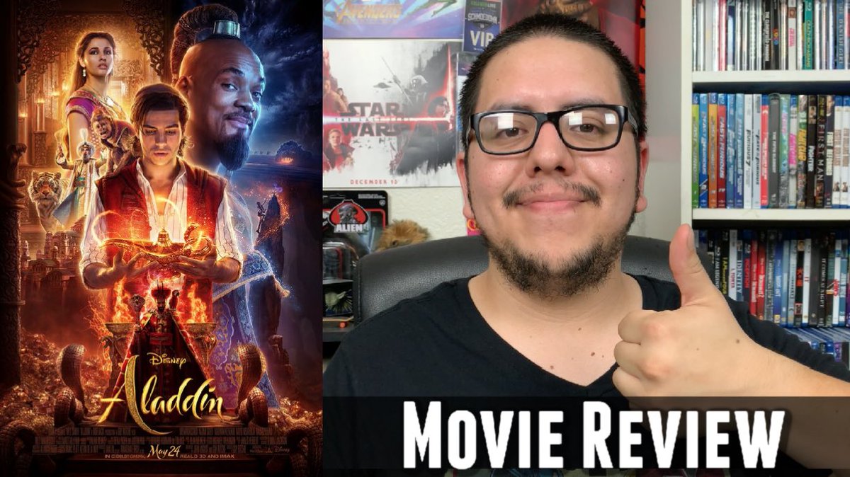 TheReelTalkk's tweet photo. Another one! Still playing catch up. Today I talk all about Disney’s latest live action remake Aladdin.
https://t.co/RPVXW5cG8f
#Aladdin #Aladdin2019 #MovieReview #TheReelTalk #AladdinRemake #Disney https://t.co/lYi0X9yTMd