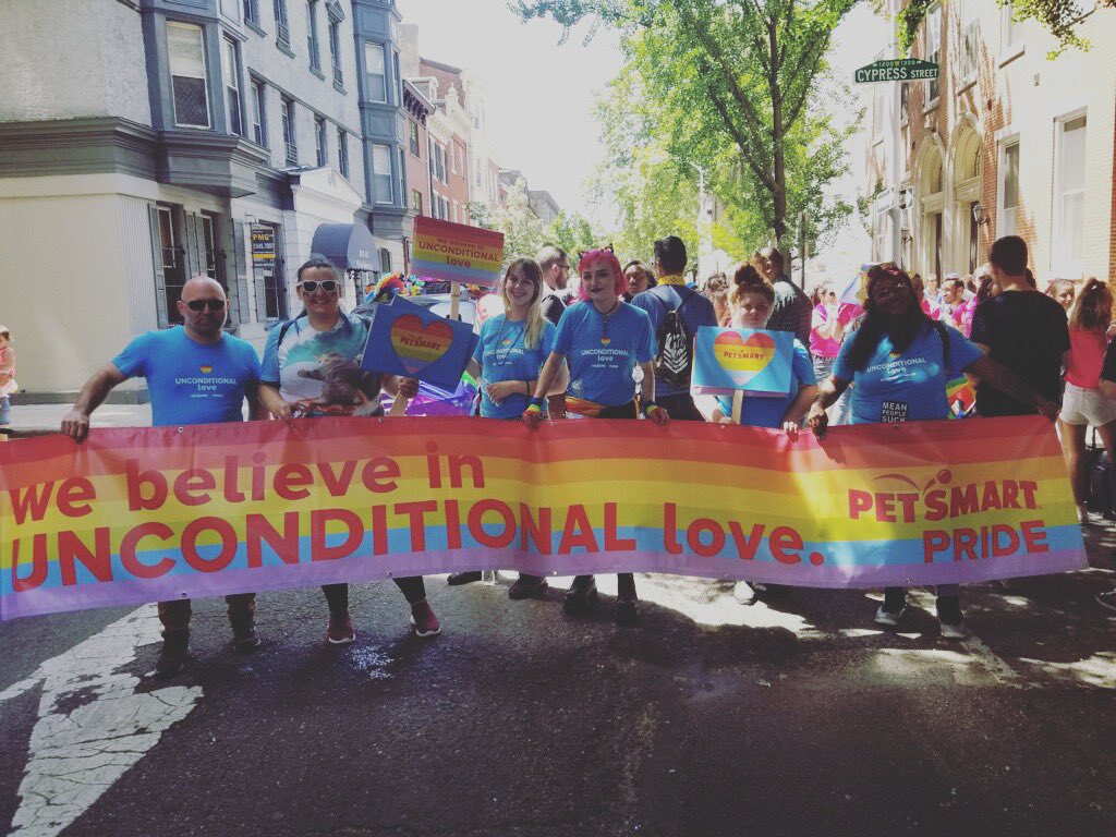 Honored to be participating in PRIDE! 🏳️‍🌈 #PetSmart #PetSmartpride #pridemonth #LifeAtPetSmart