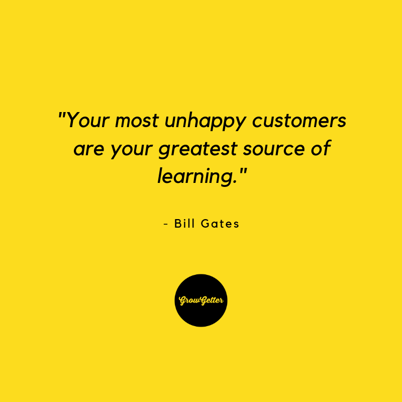 As a #business owner, your #unhappy #customers have the most to #teach you. Make sure to listen to their complaints to find out what your target market finds important.