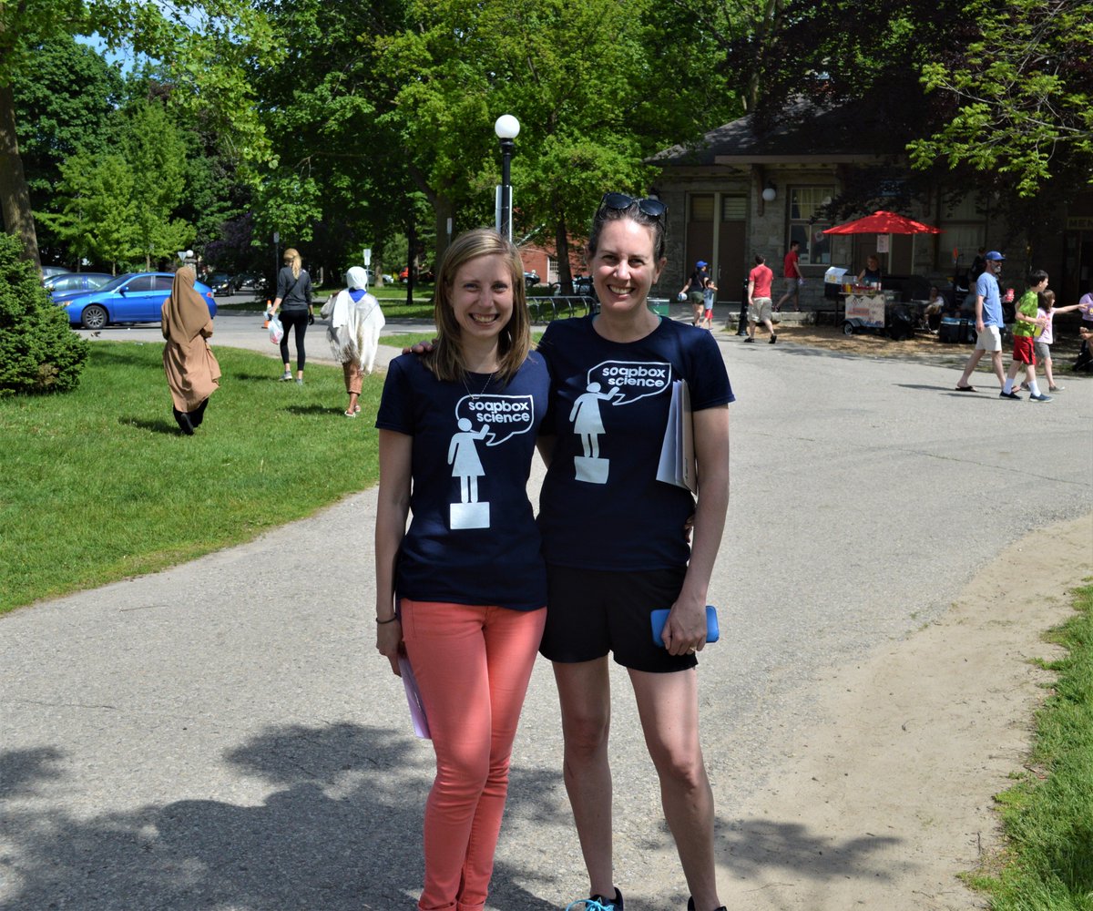 And that's a wrap! Thank you to all of our speakers for running the show today <a href="/SoapboxScience/">Soapbox Science</a> Waterloo! You were AMAZING &amp; are a true inspiration! And thank you so much to our fabulous volunteers who stood by our speakers &amp; helped them share their science! 😀