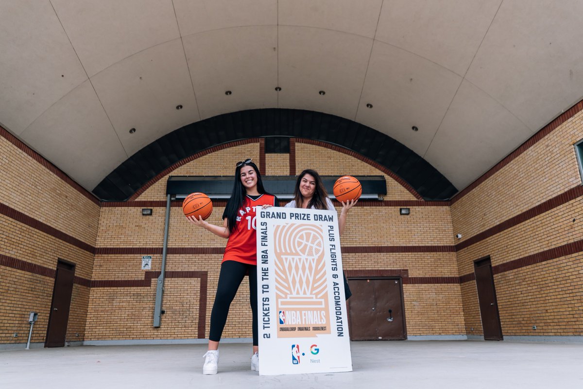 NBACanada's tweet photo. And 1 individual, Jane Farrugia, won a trip to Game 5 of the 2019 NBA Finals!

#NBABallDrop | #GoogleNest | #NBAFinals https://t.co/9ff3mi4kwV