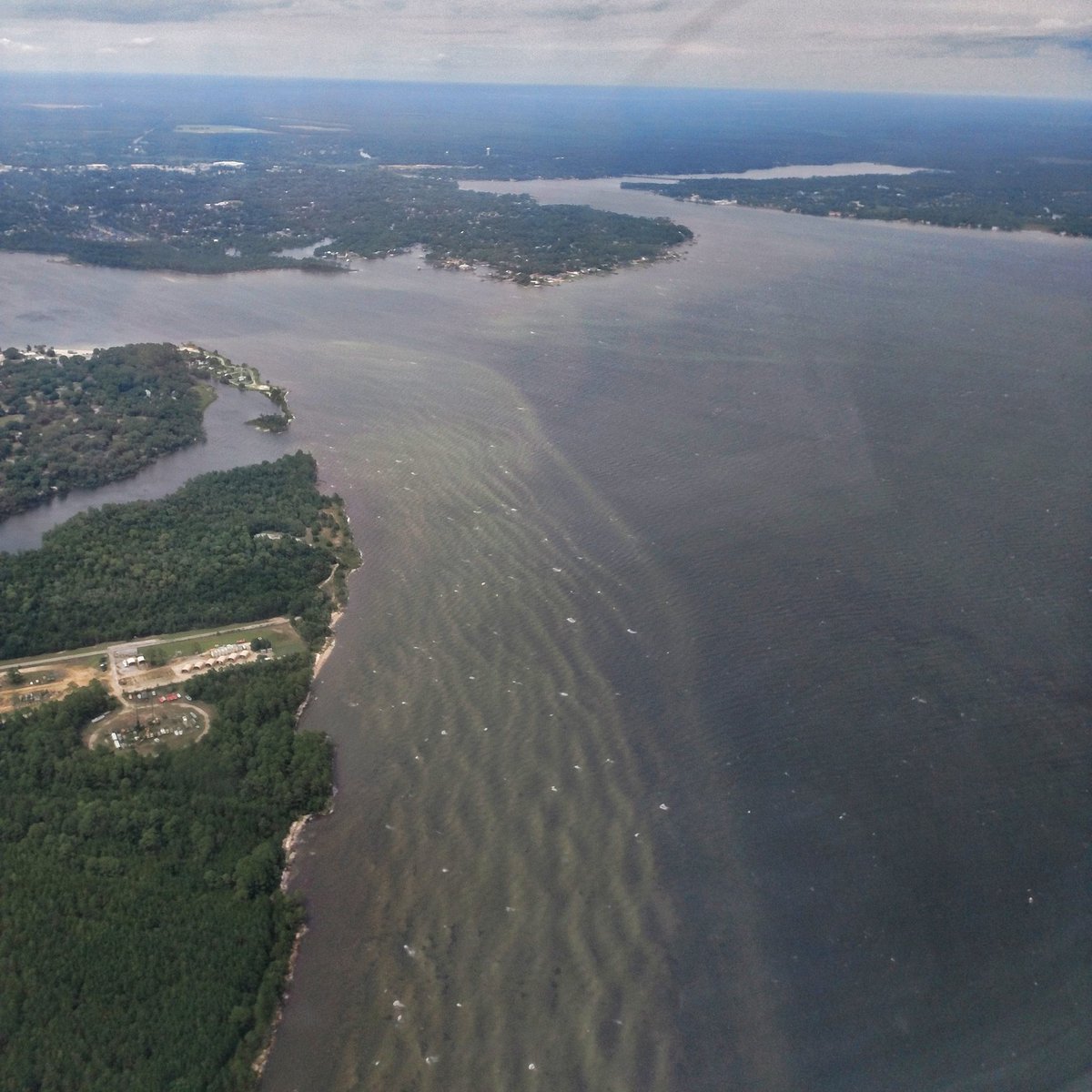 The Choctawhatchee Bay - a bird's eye view! #nature #florida