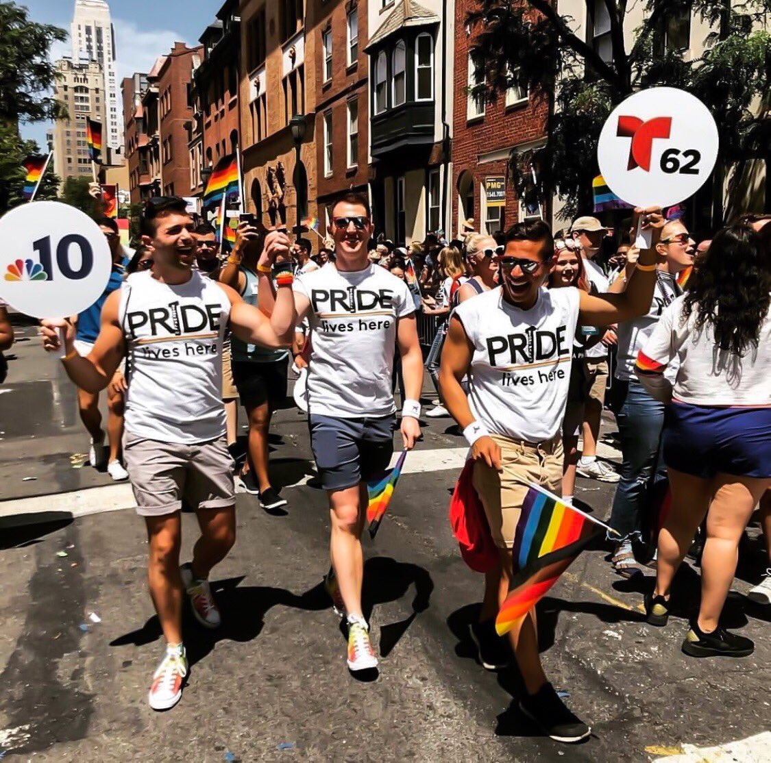 Celebrating the joy of love. Philly streets &amp; sidewalks filled to capacity for miles. There’s still a lot of love in this world; it’s important to have days like today to remind us of that. Happy #Pride #Philly <a href="/NBCPhiladelphia/">NBC10 Philadelphia</a> <a href="/jdlovitz/">Jonathan D. Lovitz</a> <a href="/MiguelMValle/">Miguel Martinez-Valle</a> <a href="/AlexSilverman/">Alex Silverman</a> <a href="/NBCOUT/">NBC Out</a>