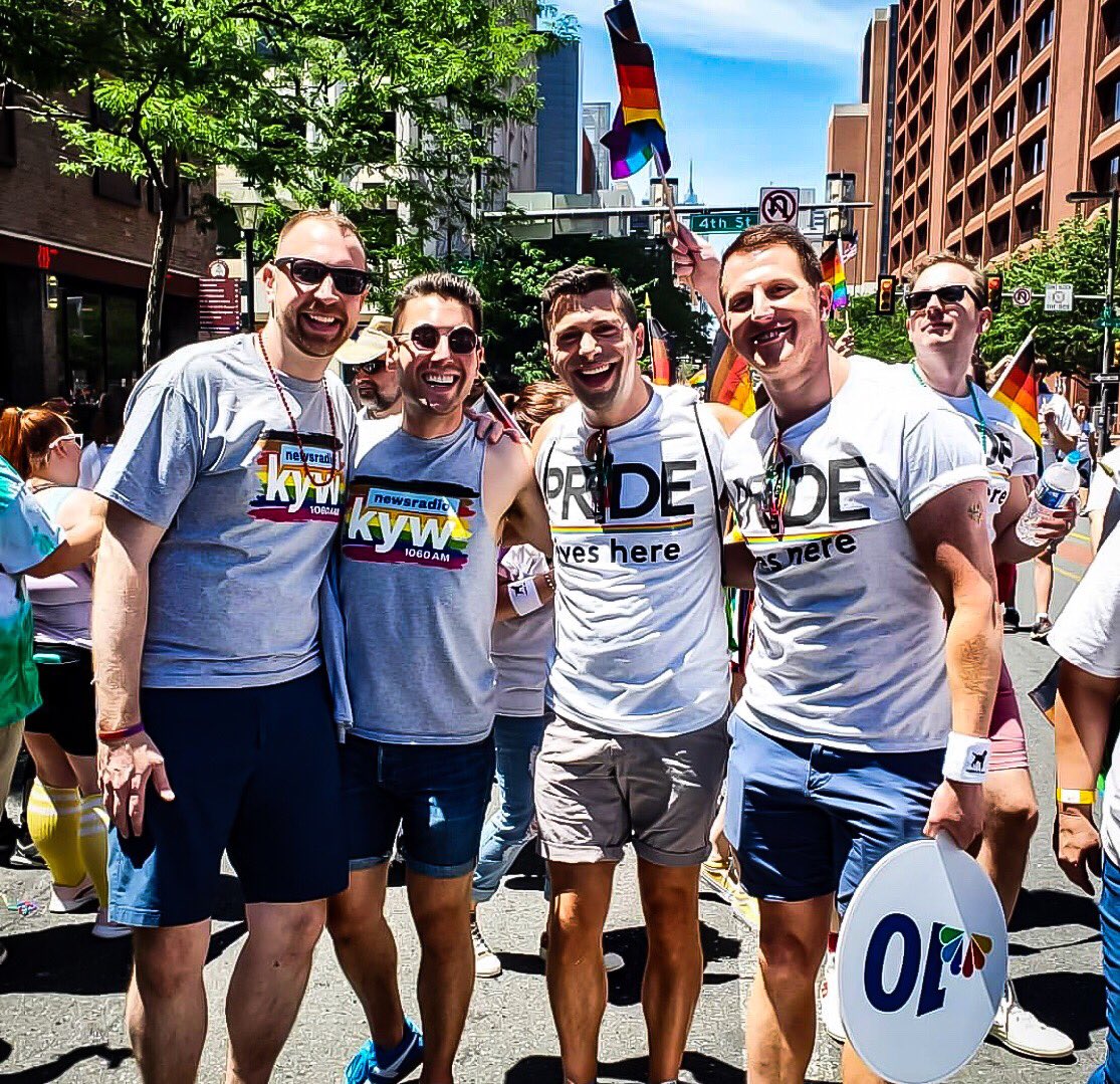 SteveSosnaWX's tweet photo. Celebrating the joy of love. Philly streets &amp; sidewalks filled to capacity for miles. There’s still a lot of love in this world; it’s important to have days like today to remind us of that. Happy #Pride #Philly @NBCPhiladelphia @jdlovitz @MiguelMValle @AlexSilverman @NBCOUT https://t.co/lne54HgJAn