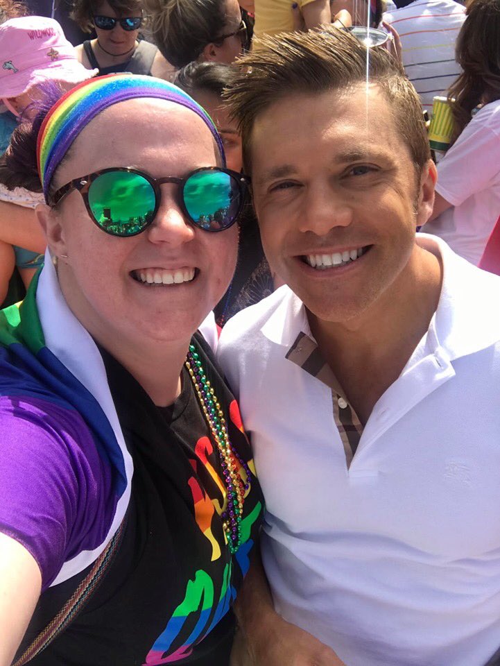 FTownship's tweet photo. @6abcadamjoseph @6abc Thanks for taking a picture with our  daughter Becky ! Made her whole day🏳️‍🌈 https://t.co/W3B1P1pJOT