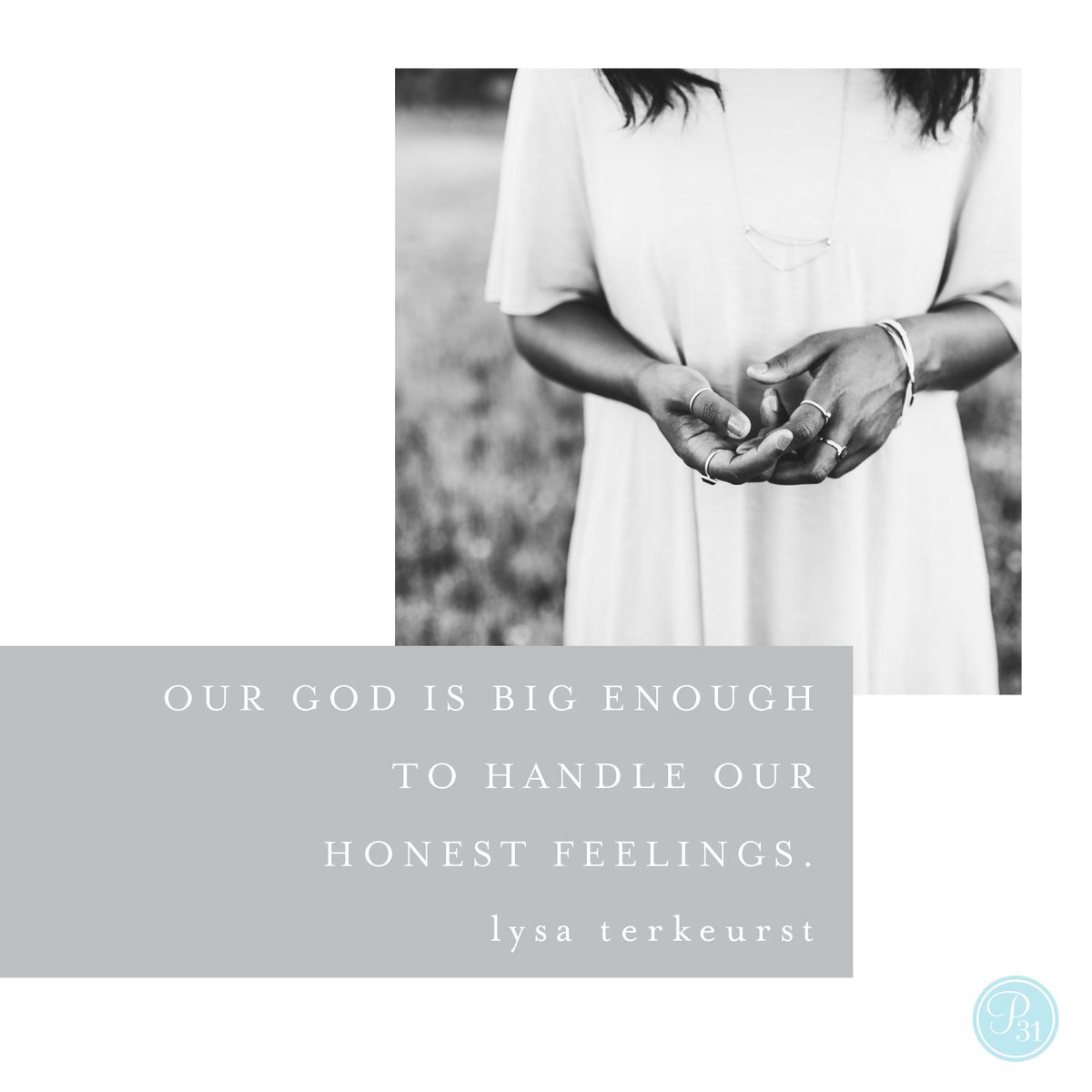 LysaTerKeurst's tweet photo. It’s okay to feel hurt and confused, friend. God is big enough to handle our honest feelings. But don’t let your feelings lead you away from God or away from His truth. 

Press into Him. Praise Him. And put yourself in the company of truth. https://t.co/UTAUyuEFv4