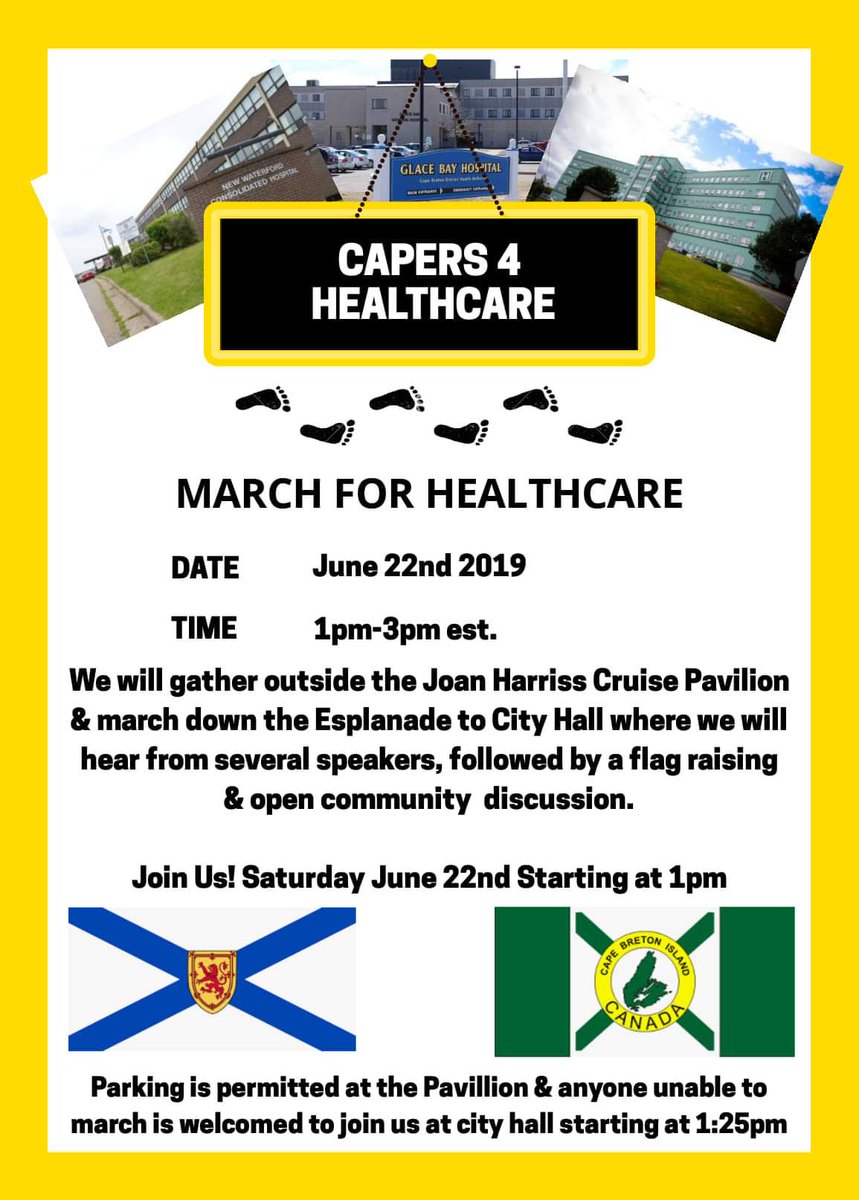 RY4Equalization's tweet image. Capers 4 Healthcare will be having a march on June 22nd at the Joan Harriss Cruise Pavillion down to the City Hall.
Spread the message!