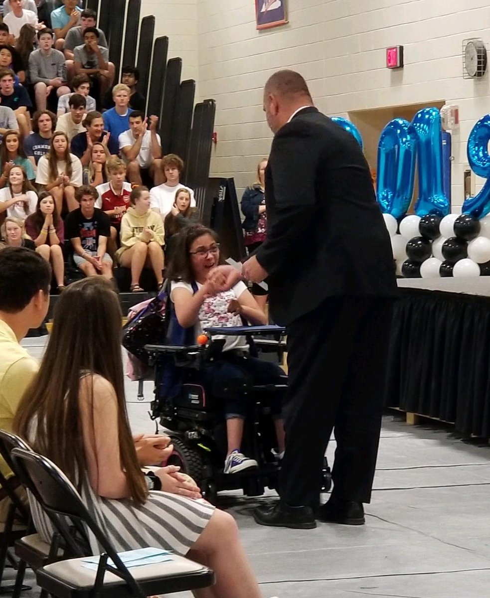 Celebrating student achievement is a great joy don't take it from me... Ask Ashley Munster. That excitement is why we stay in the educational profession. Congratulations to all of our award winners this year at the Underclass Awards Ceremony.