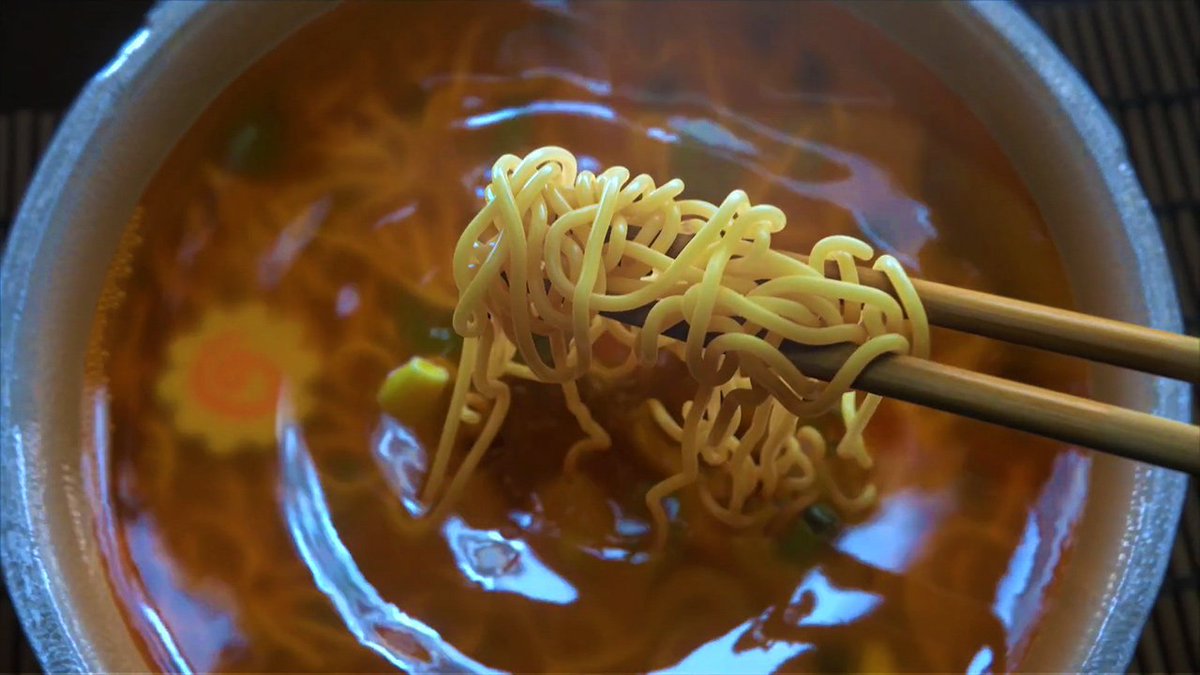 Finally, games are tackling a real priority: creating realistic ramen. #E32019