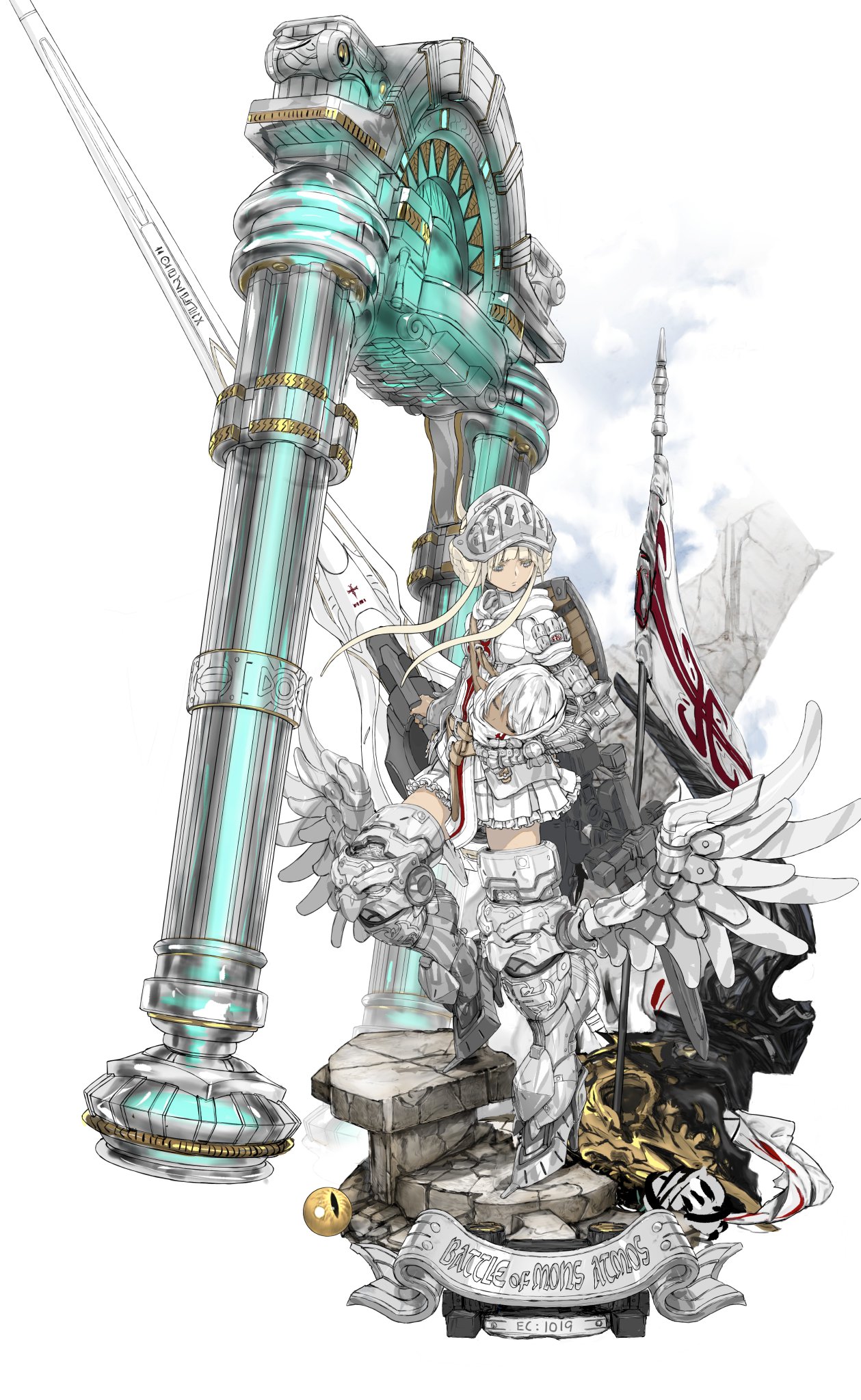 あきまんplamax Godz Order 神翼騎士団 Twitterren プロジェクト天空騎士の フィギュア用に描いたイラストです あきまんplamax Godz Order 神翼騎士団 Twitterren プロジェクト天空騎士の フィギュア用に描いたイラストです
